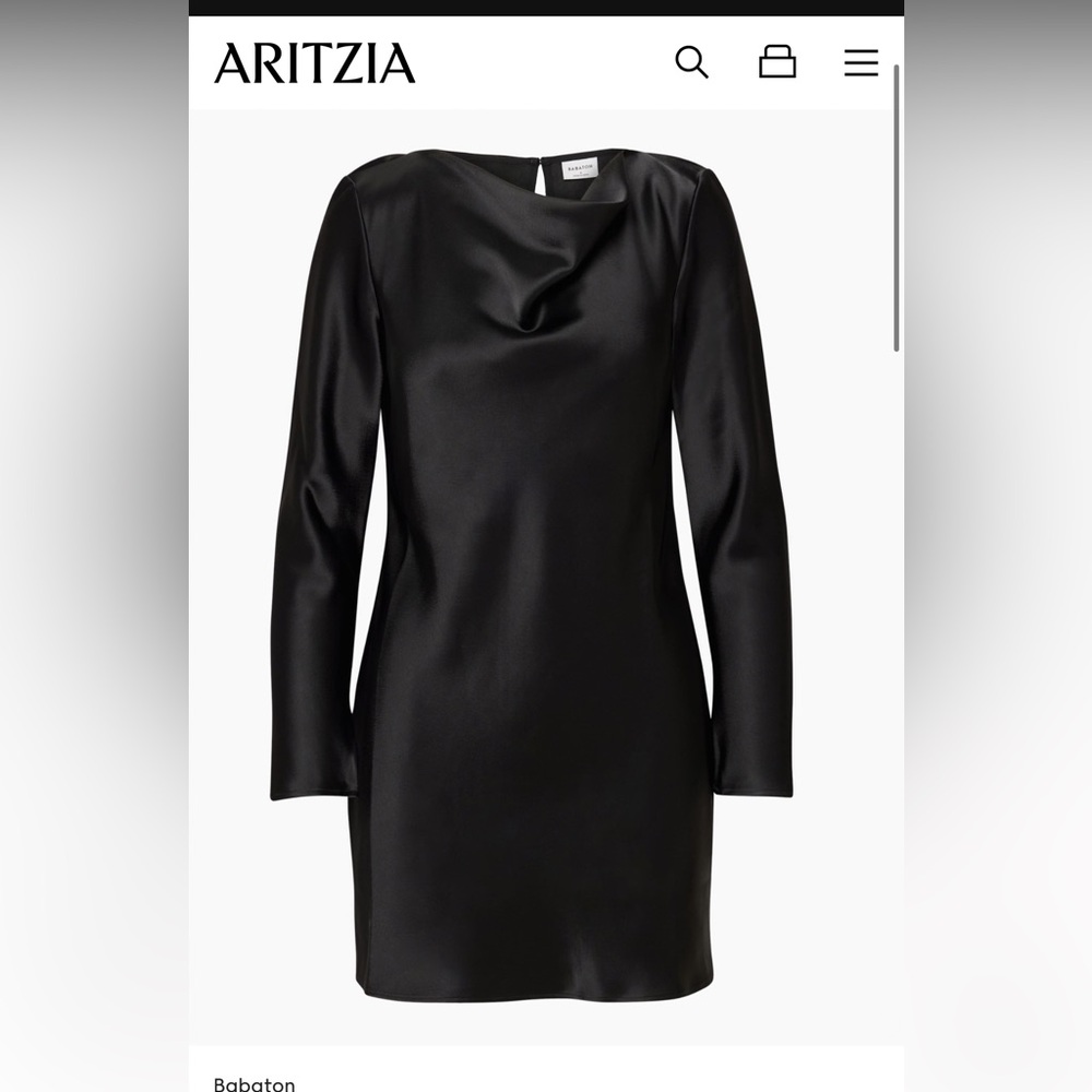 Aritzia Babaton Gio Satin Dress